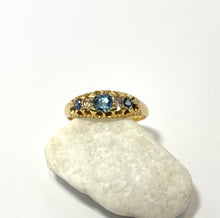 Load image into Gallery viewer, Edward VII Sapphire and Diamond ring
